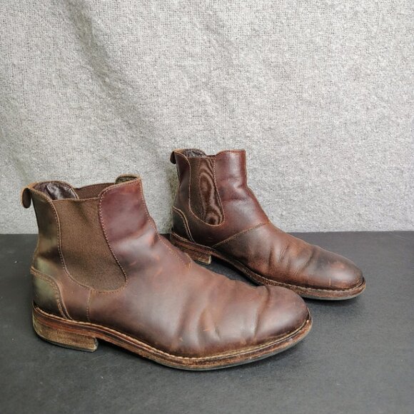 Wolverine 1000 Mile Boots Size 8 D Brown Leather Waterproof Chelsea Vintage - Picture 1 of 11